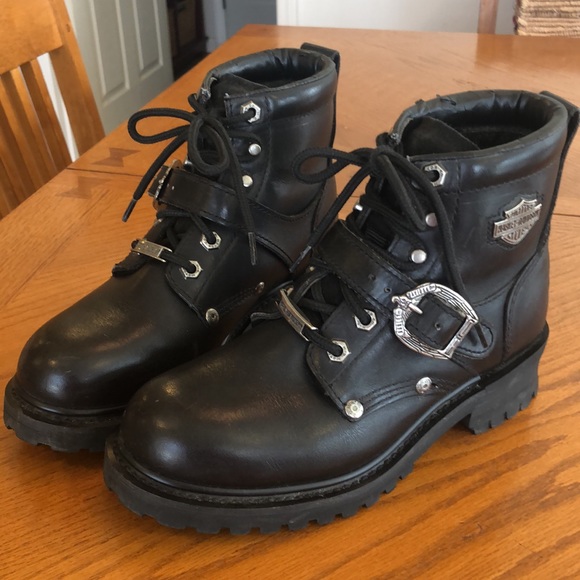 EUC Womens Harley Davidson boots size 6 1/2 - Picture 7 of 7